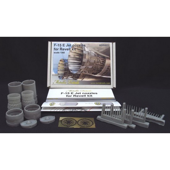 1/48 McDonnell Douglas F-15E Strike Eagle Jet Nozzles for Revell kits