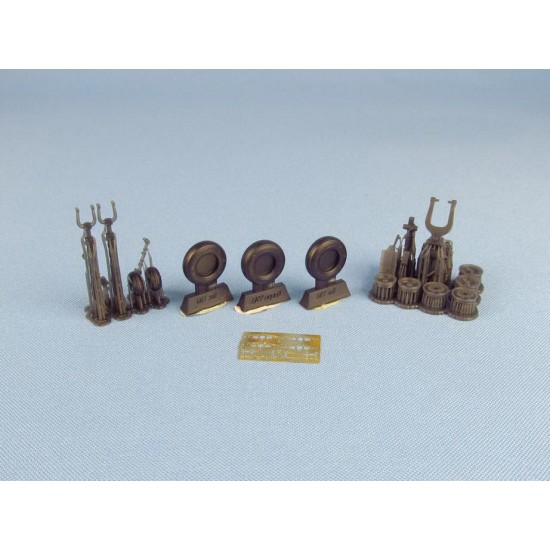 1/48 Hawker Siddeley Harrier GR Mk.7/9 Landing Gears w/Wheels for Hasegawa kits