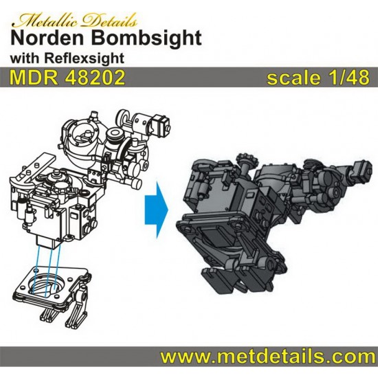 1/48 Norden Bombsight with Reflexsight