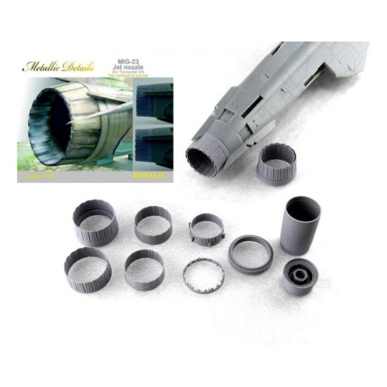 1/48 MiG-23 Jet Nozzle (2 versions) for Trumpeter kits