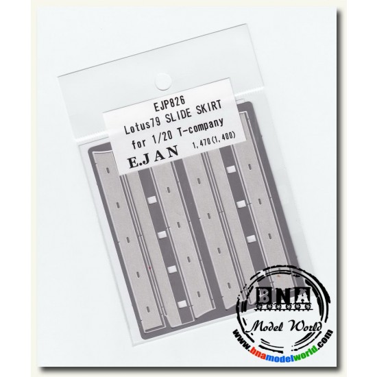 1/20 Metal Side Skirt set for Lotus 79 (for Tamiya kit)