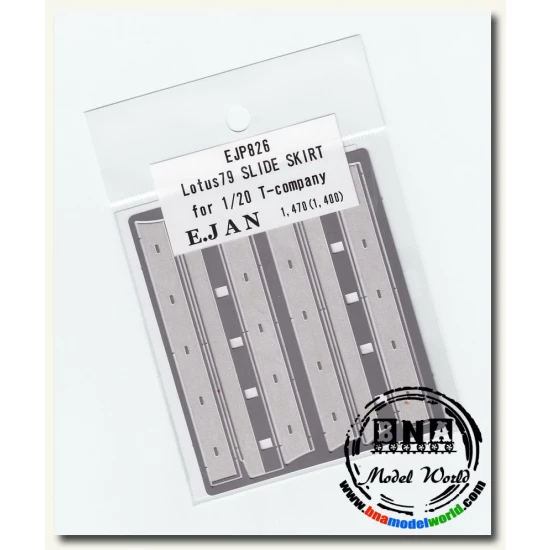 1/20 Metal Side Skirt set for Lotus 79 (for Tamiya kit)