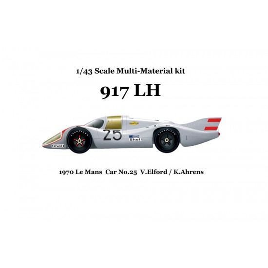 1/43 Multi-Material Kit: 917LH '70 Ver.A 24h Car No.25 V.Elford/K.Ahrens
