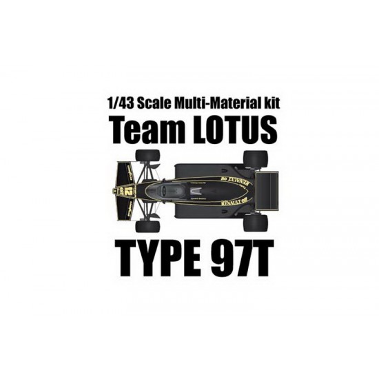 1/43 Multi-Material Kit: Lotus Type 97T Ver.B 1985 Rd.13 Belgian GP