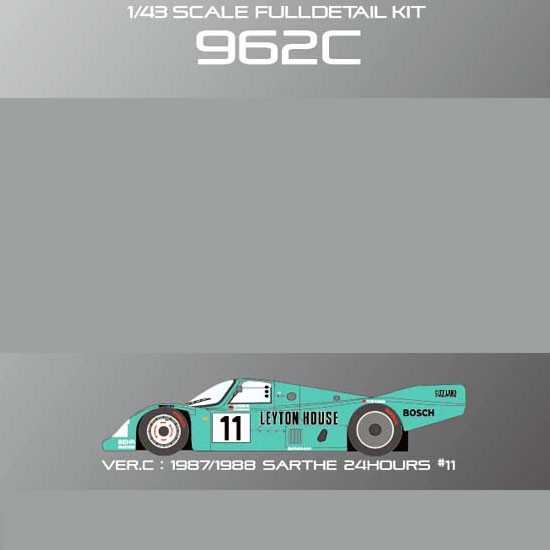 1/43 Multi-Material Kit: 962C Ver.C 1987/1988 Sarthe 24hours #11