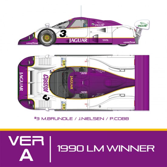 1/12 Multimedia kit - Jaguar XJR-12 Le Mans (1990) Ver.A #Limited Edition 