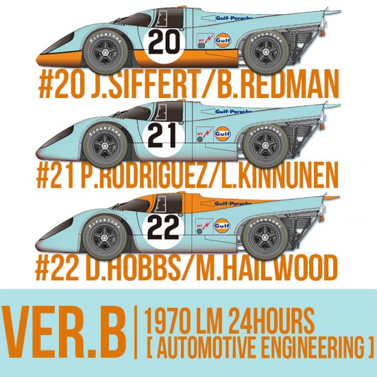 1/43 Porsche 917K Ver.B (1970) LM 24hrs [Automotive Engineering] #20 