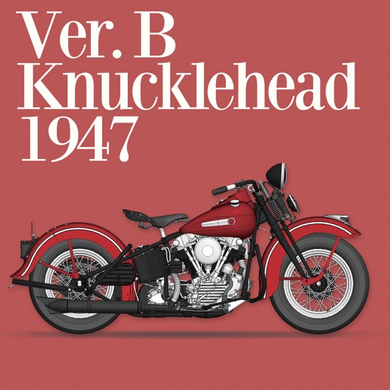 1/9 Knucklehead 1947 (Ver.B) [Multi-material Full Detail Kit] 