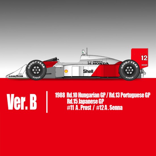 1/20 Full Detail Kit: McLaren MP4/4 Ver.B Late Type