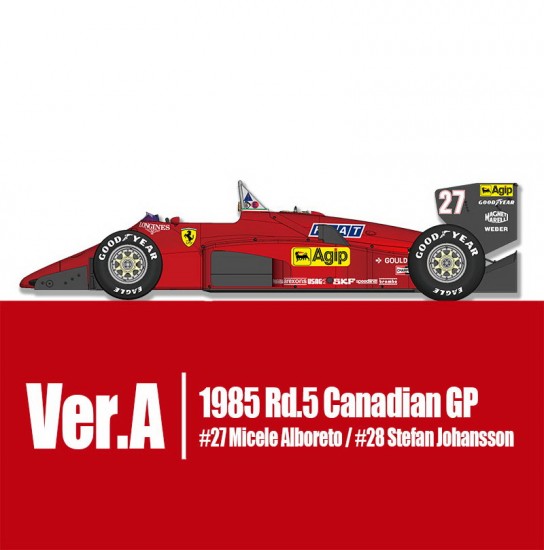 1/43 Ferrari 156/85 Ver.A 1985 Rd.5 Canadian GP #27 M.Alboreto / #28 S.Johansson