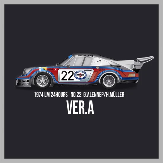 1/43 Multi-Material Kit: Porsche 911 Carrera RSR Turbo Ver.A 1974 LM 24h #22