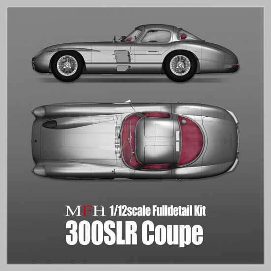 1/12 Mercedes-Benz 300SLR Coupe Multi-material kit