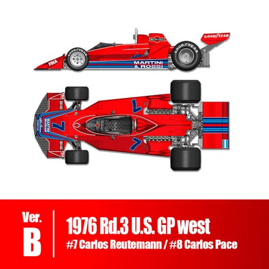 1/12 F1 Brabham BT-45 Ver.B 1976 Rd.3 U.S.GP West #7 Carlos Reutemann/#8 Carlos Pace