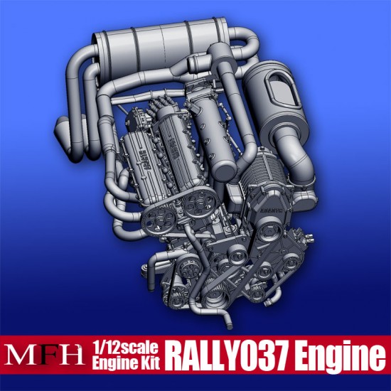 1/12 Rally 037 Engine kit