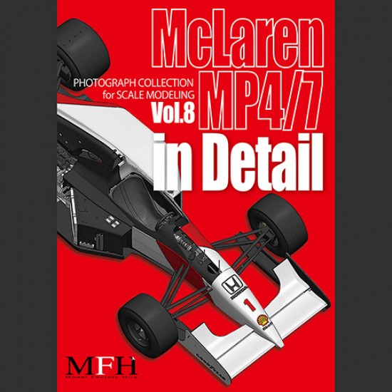 Photograph Collection #8 - McLaren MP4/7 in Detail (36 pages, A4 Size, All Colour)