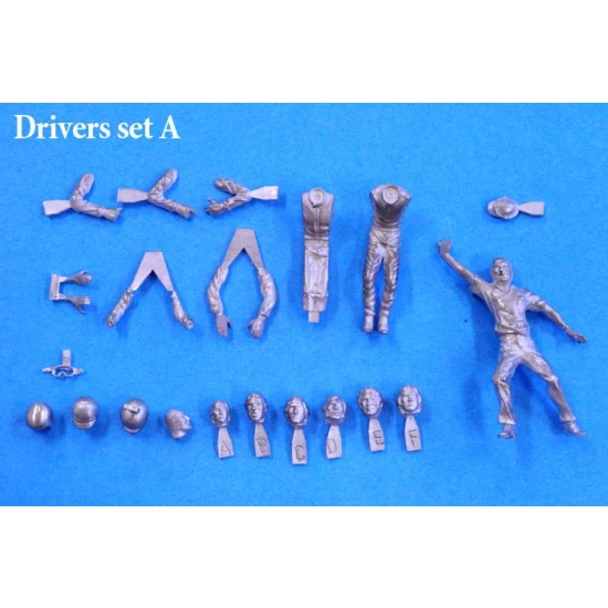 1/43 Drivers Set A (3 Figures) 