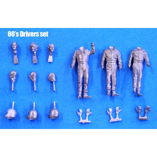 1/43 1980s Drivers Set (3 Figures) 