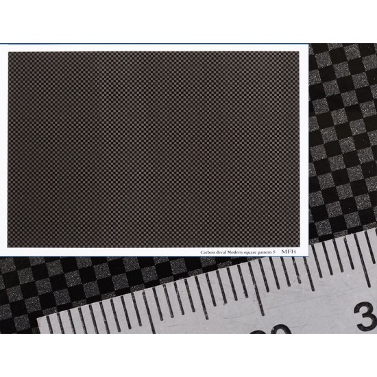 Carbon Decal Series - Modern Square Pattern Type S