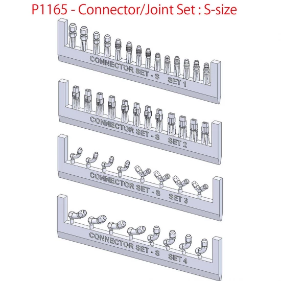 Connector/Joint Set #S-size for 1/20 1/24 kits