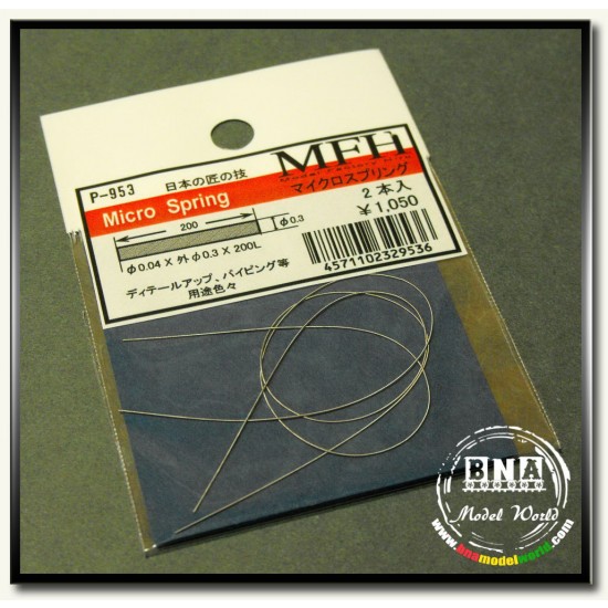 Micro Spring (Size: 0.04 x 0.3 x 200L)