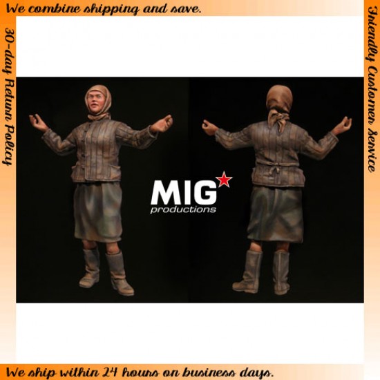 1/35 WWII Russian Civilian Woman (1 Resin Figure)