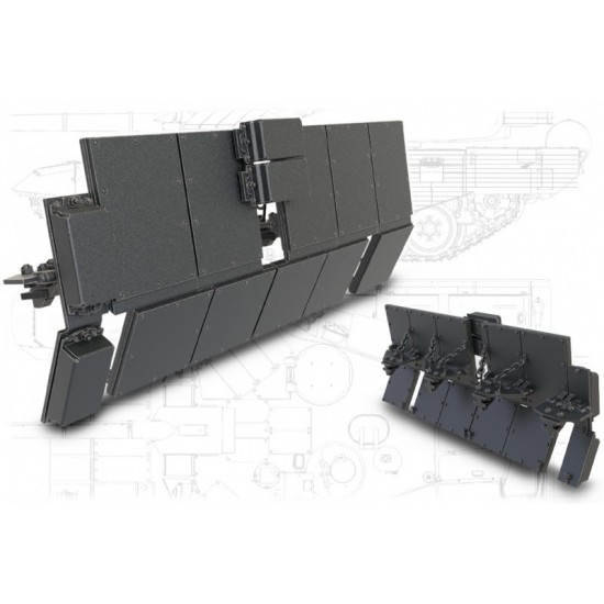 1/35 T-90M Rear Active Armour Set for Tiger kits MiniArm B35267