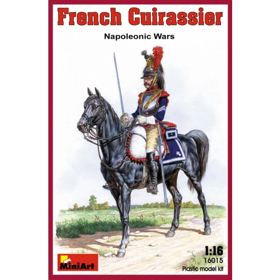 1/16 French Cuirassier in Napoleonic Wars (1 figure w/1 horse)