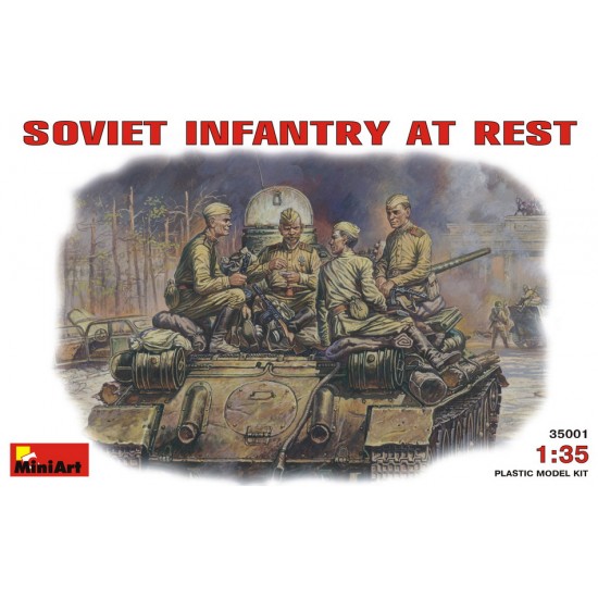 1/35 Soviet Infantry at Rest 1943-1945 (4 figures)