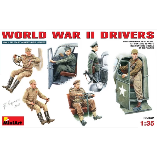 1/35 WWII Drivers (6 Figures)
