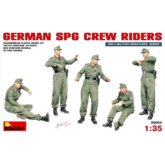 1/35 German SPG Crew Riders (5 figures)