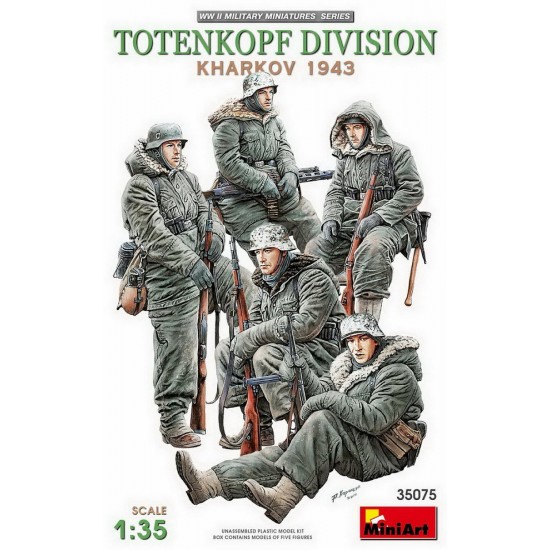 1/35 Totenkopf Division Kharkov 1943 (4 figures, weapons & equipments)