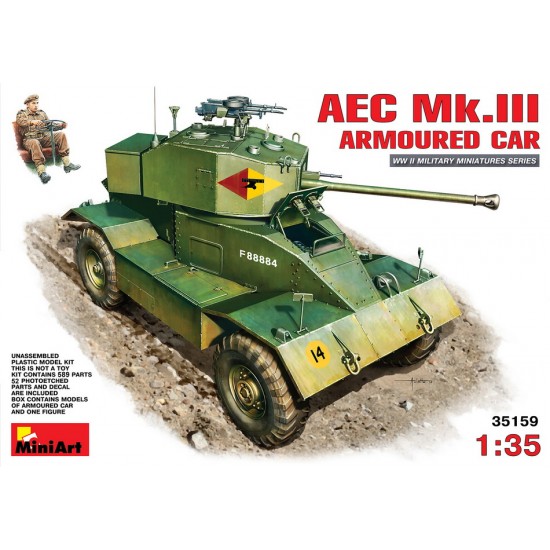 1/35 British Armoured Car AEC Mk.III w/1 Driver