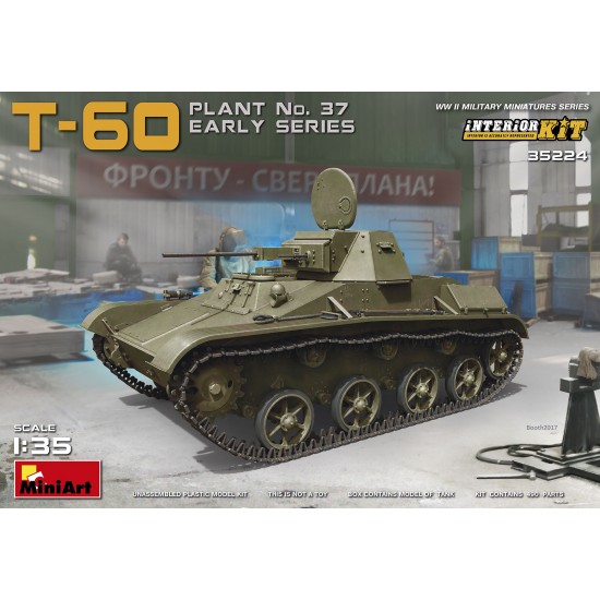 1/35 Soviet Light Tank T-60 (Plant No.37) Early Series with Interior Details