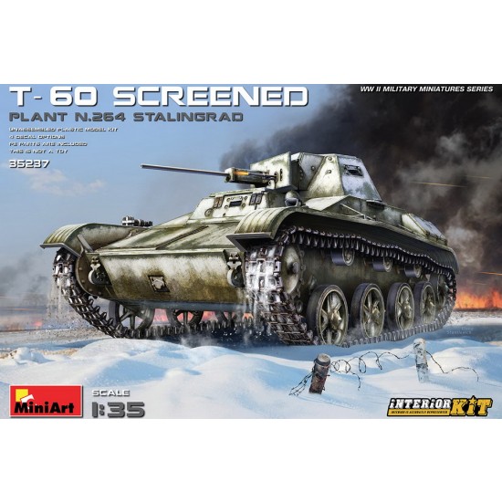 1/35 T-60 Screened Plant No.264 Stalingrad [Interior Kit]