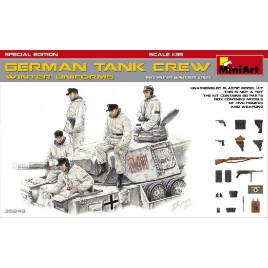 1/35 German Tank Crew (winter uniforms, 5 figures) [Special Edition]