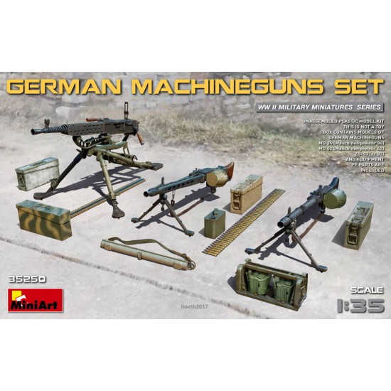 1/35 German Machine Guns Set (MG-34, MG-42, ZB-53)