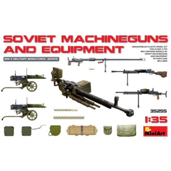 1/35 Soviet Machine Guns and Equipment Set 