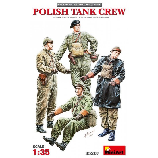 1/35 Polish Tank Crew (4 figures)