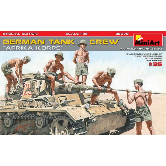 1/35 German Tank Crew "Afrika Korps" [Special Edition]