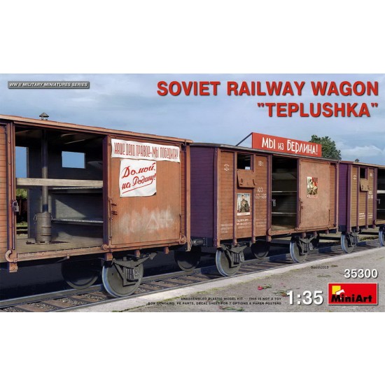 1/35 Soviet Railway Wagon "Teplushka"