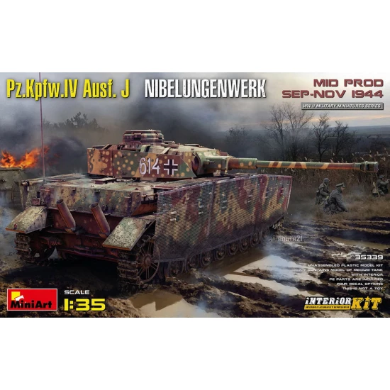 1/35 PzKpfw.Iv Ausf. J Nibelungenwerk Mid Prod, Sep-Nov 1944 [Interior Kit]