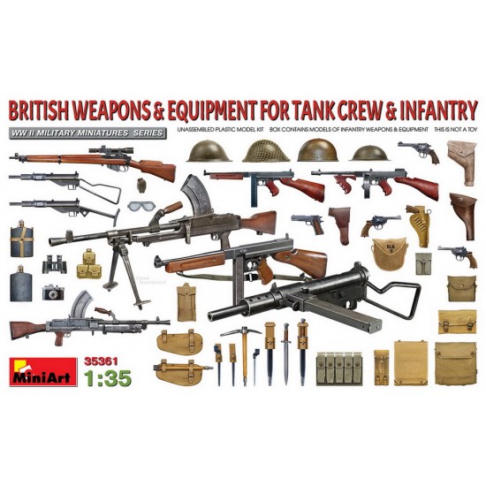 1/35 British Weapons & Equipment for Tank Crew & Infantry