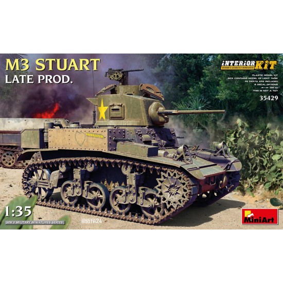 1/35 M3 Stuart Late Production with Full Interior Detail