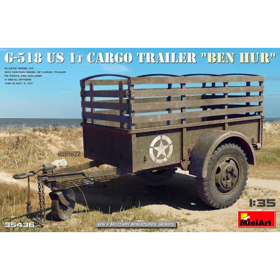 1/35 G-518 US 1T Cargo Trailer 'Ben Hur'