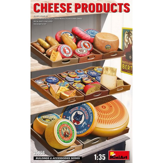 1/35 Cheese Products w/Wooden Crates