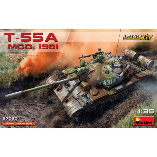 1/35 Soviet T-55A Mod 1981 Medium Tank [Interior Kit]