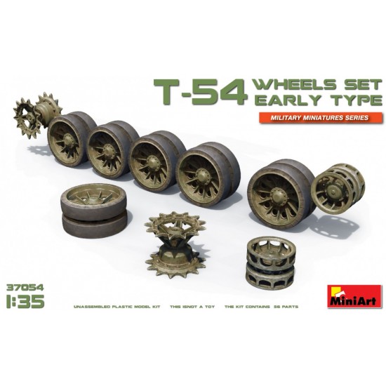 1/35 T-54 Wheels Set (Early Type)