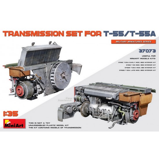 1/35 Transmission Set for T-55/T-55A