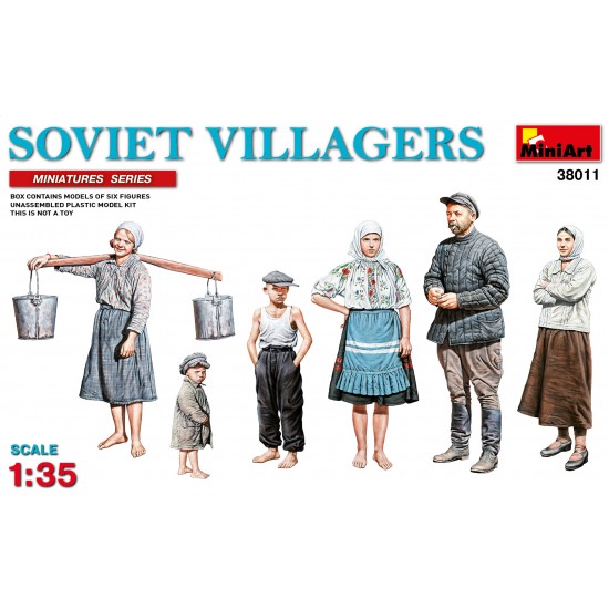 1/35 Soviet Villagers (6 figures)