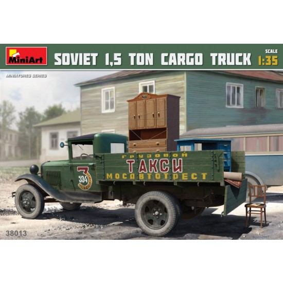 1/35 Soviet 1.5 Ton Cargo Truck w/Furniture Set